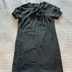 Magaschoni Black Collection Wool Silk Bow Neckline - Sophisticated Elegance